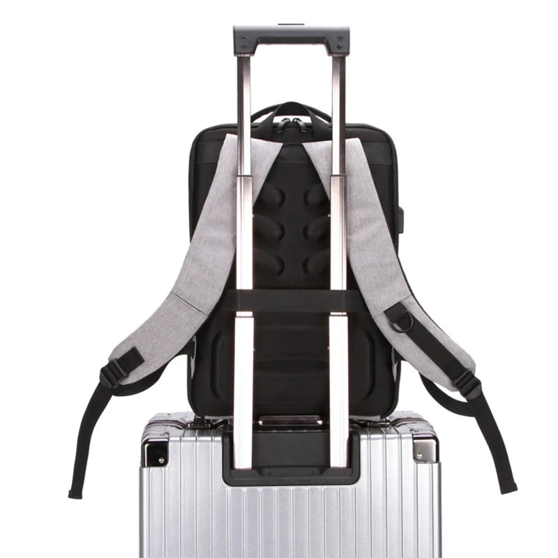 Men's Casual Hard Shell Backpack