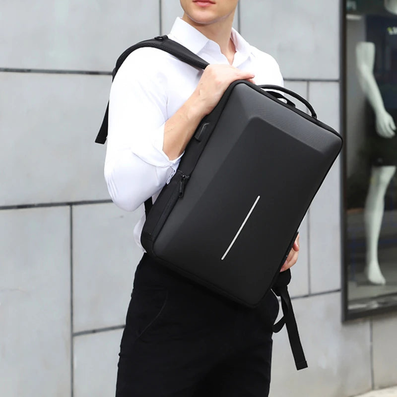 Men's Casual Hard Shell Backpack